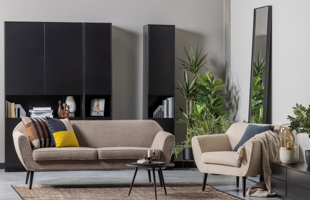 Sillón 'Rocco' - Beige/Teddy