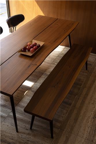 Banco 'Alagon' 120x40cm - Marrón