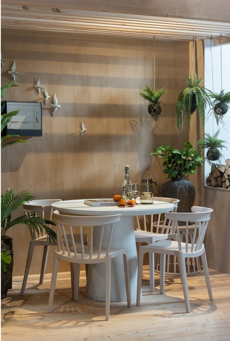 Mesa de comedor 'Damon' - Blanca