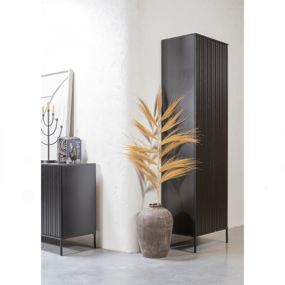 Aparador 'New Gravure' 200 cm - Negro/Negro