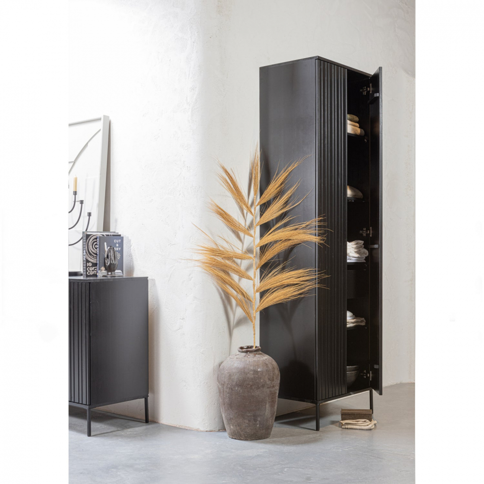 Aparador 'New Gravure' 200 cm - Negro/Negro