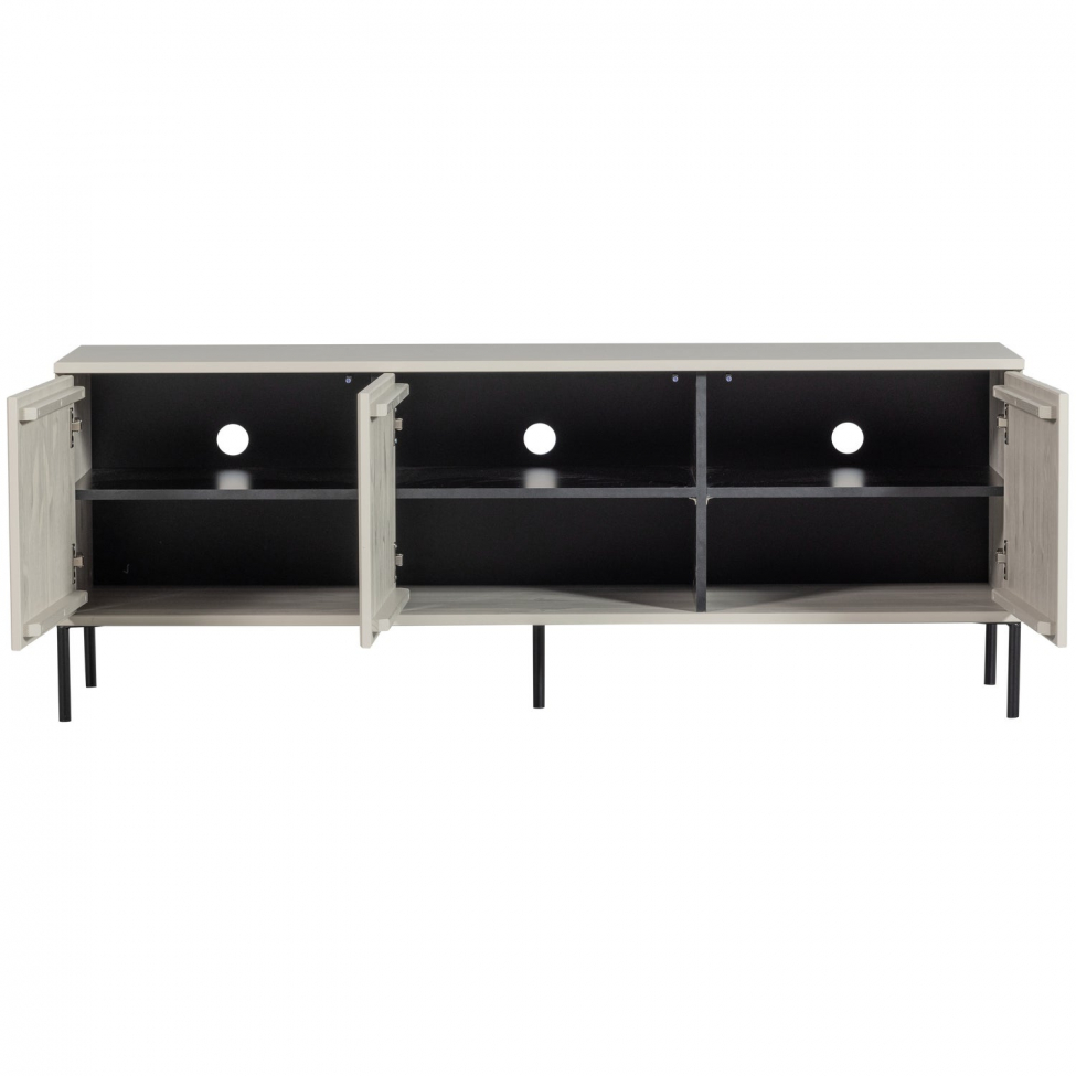 Mesa de TV 'New Gravure' 150 cm - Beige/Negro