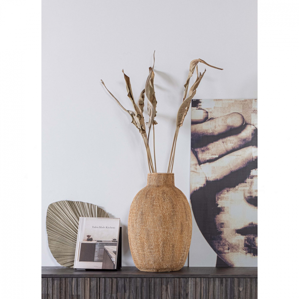 Mesa de TV 'New Gravure' 150 cm - Marrón oscuro/Negro