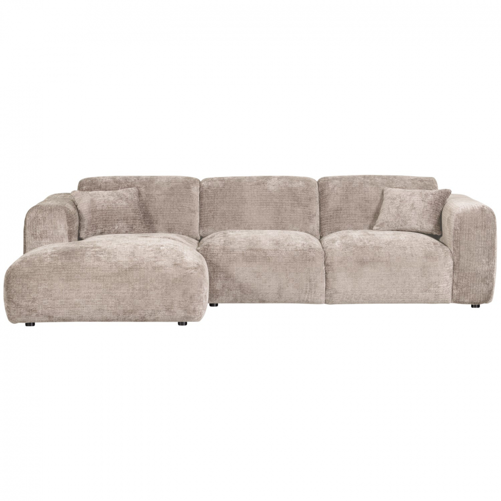 Sofá 'Cloud' 3 plazas chaise longue izquierda - Gris