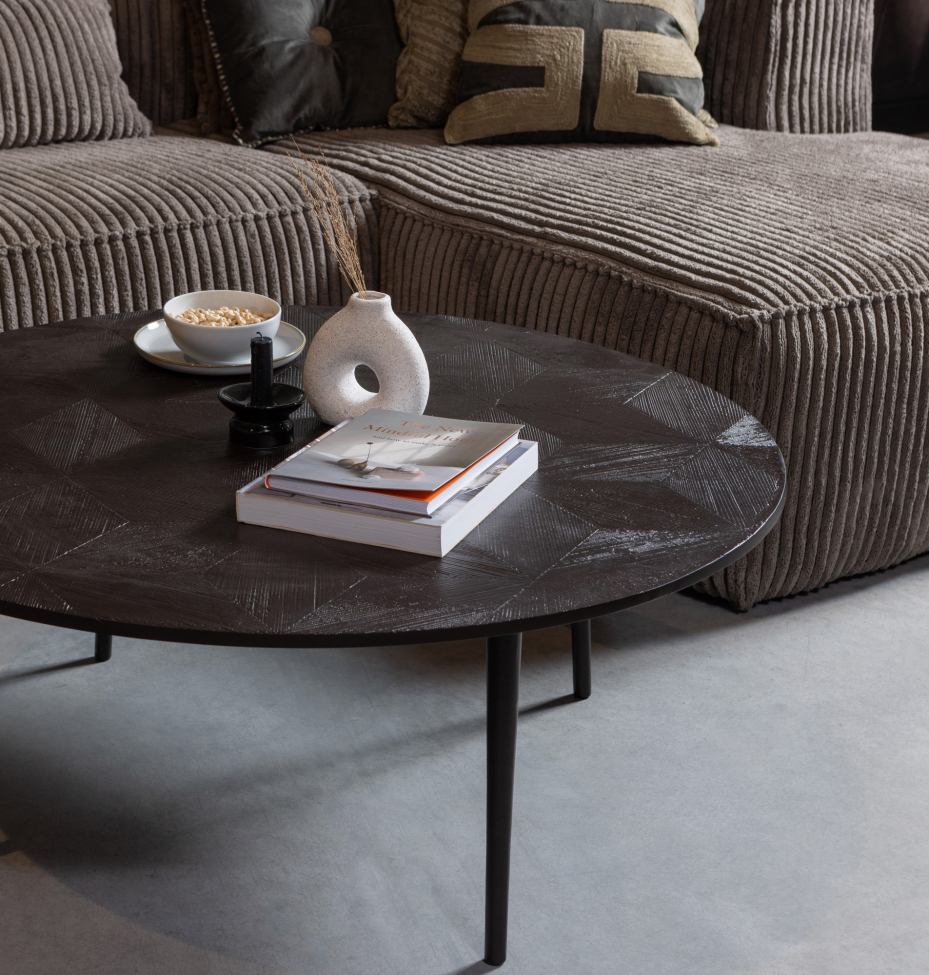 Sofá 'Bean' 4 plazas - Marrón/Manchester