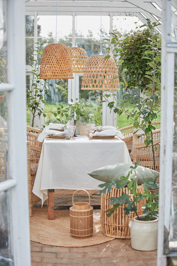 Taburete 'Sol' - Ratán