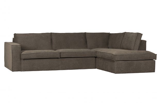 Sofá 'Freddie' 4 plazas - Marrón oscuro