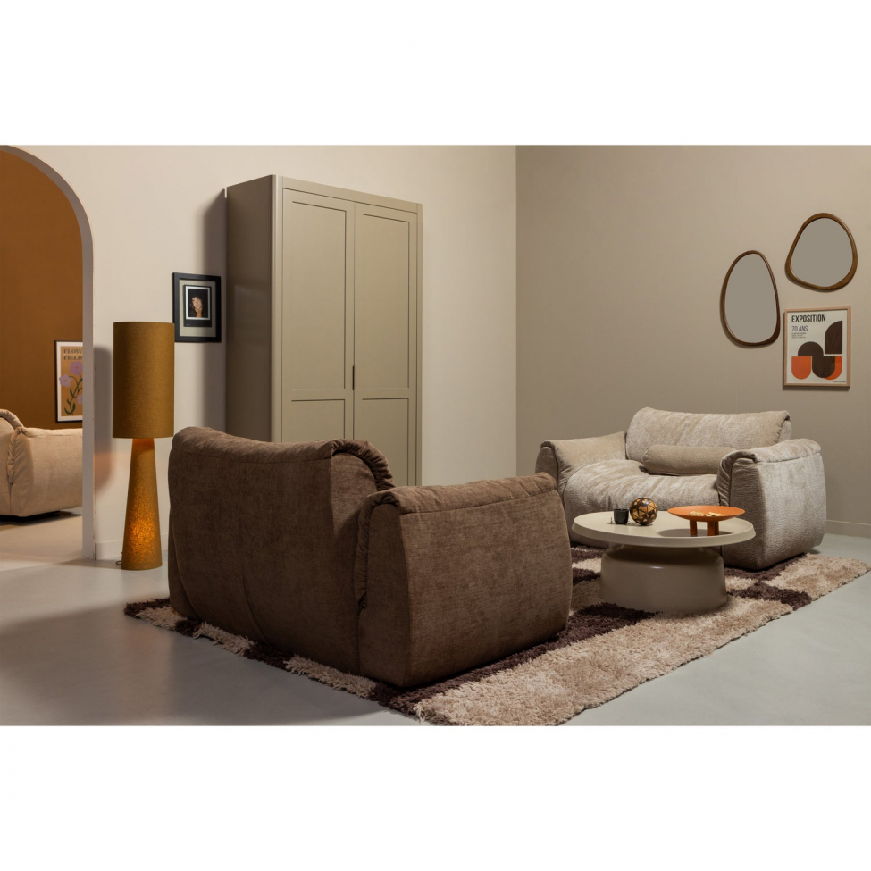 Sofá loveseat 'Baggy' - Marrón