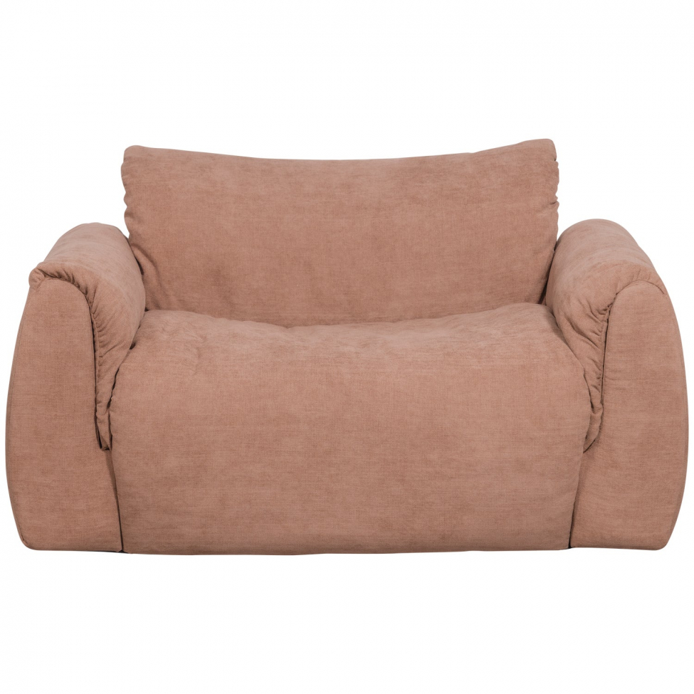 Sofá loveseat 'Baggy' - Marrón/Rosa