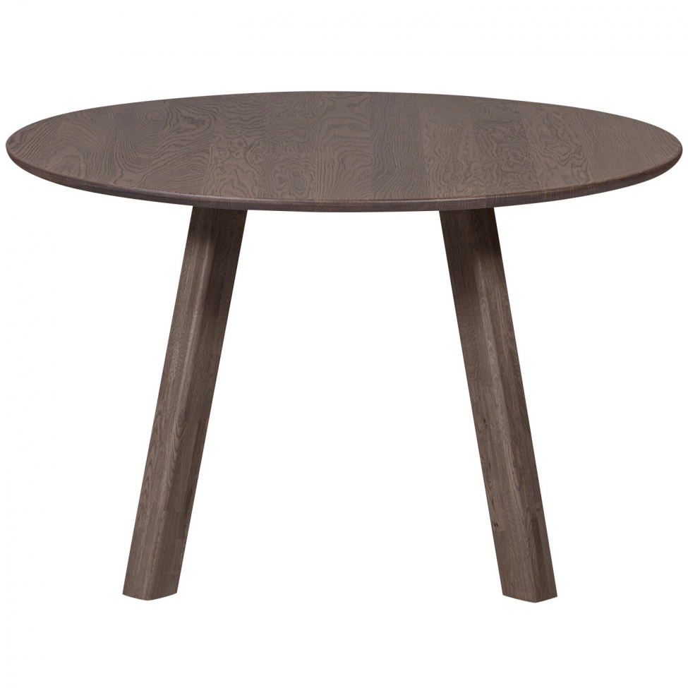 Mesa de comedor 'Tablo' 120 cm redonda - Marrón oscuro