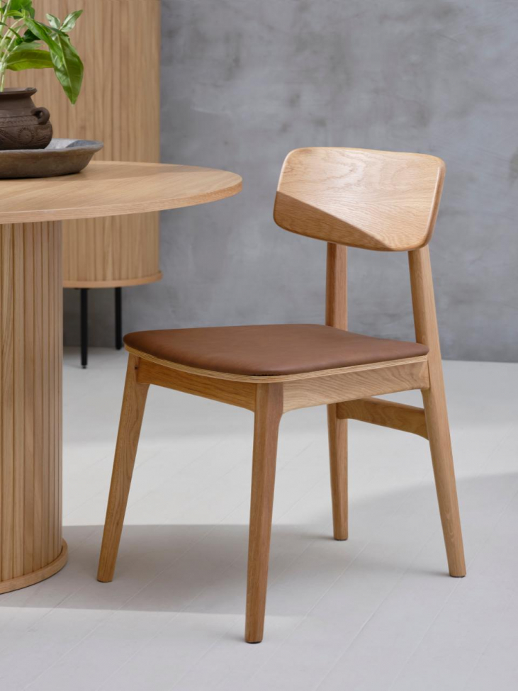 Silla 'Garde' - Roble/Marrón