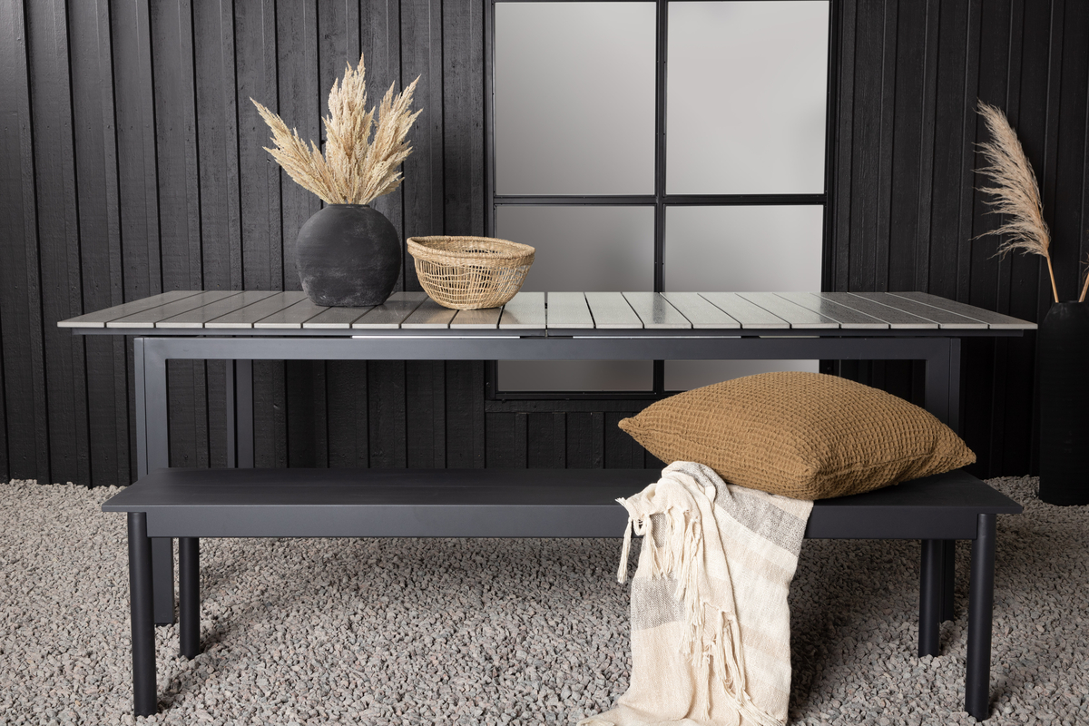 Mesa de comedor 'Laxsjö' 229x100cm - Negra