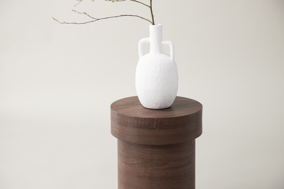 Mesa auxiliar 'Mariefred' Redonda 35cm - Marrón