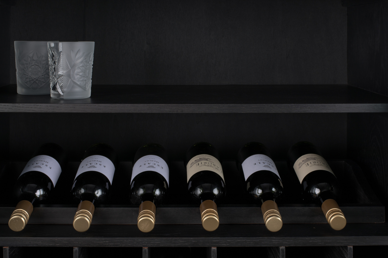 Armario 'Travis' - Negro/Roble