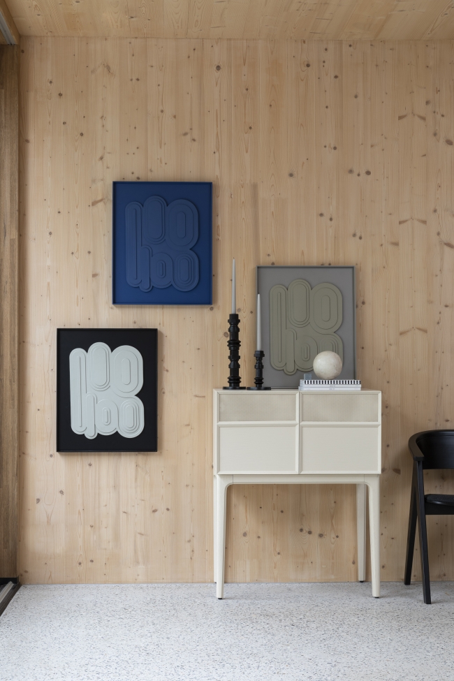 Mesa lateral 'June' - Beige