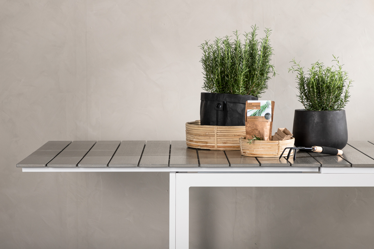 Mesa de comedor 'Laxsjö' 229x100cm - Gris