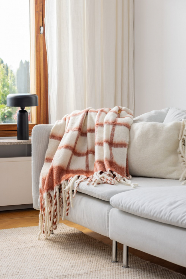 Manta 'Rachel' 130x170cm - Rosa