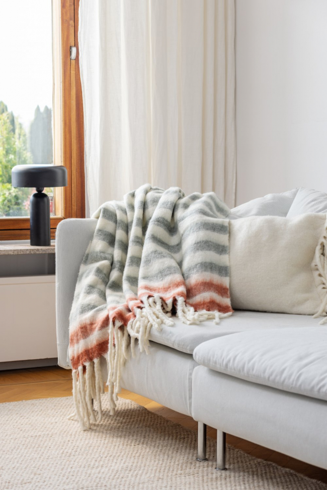 Manta 'Monica' 130x170cm - Rosa