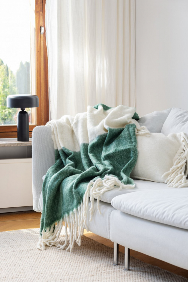 Plaid 'Carrie' 130x170cm - Verde