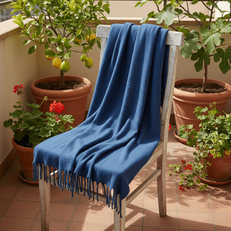 Plaid 'Samantha' 130x170cm - Azul