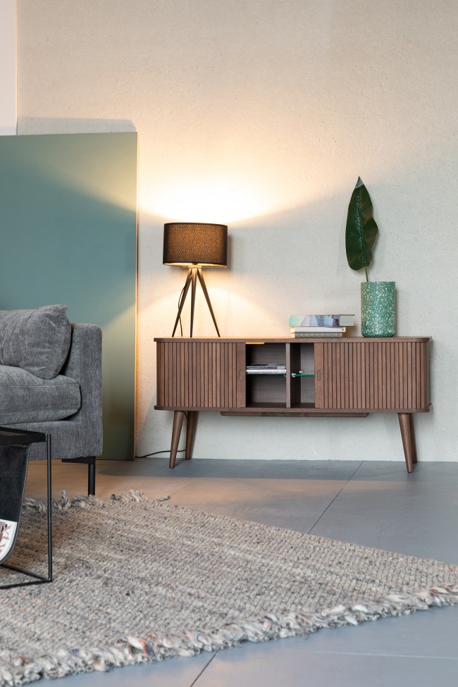 Mueble de TV 'Barbier' - Nogal