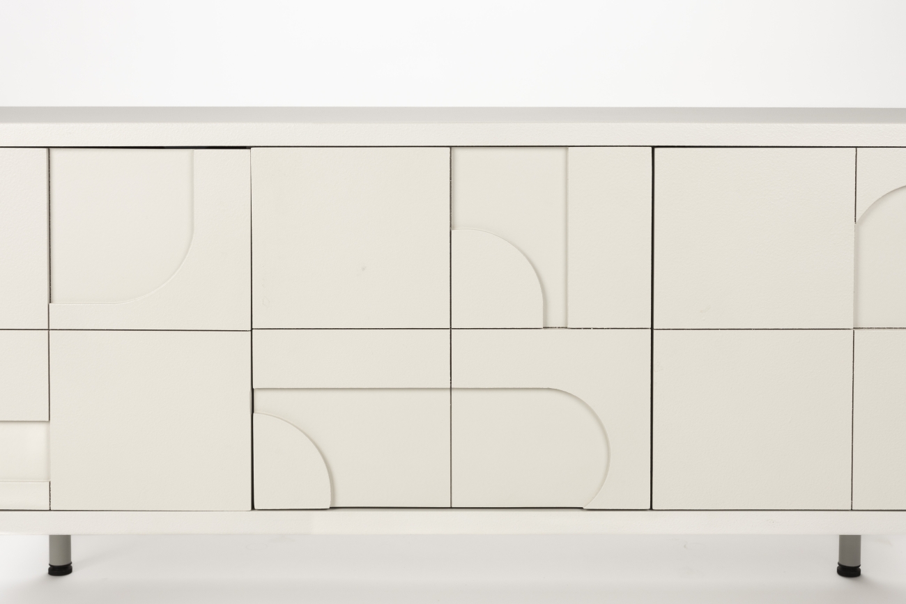 Mesa auxiliar 'Funk' 55x120x40 cm - Beige