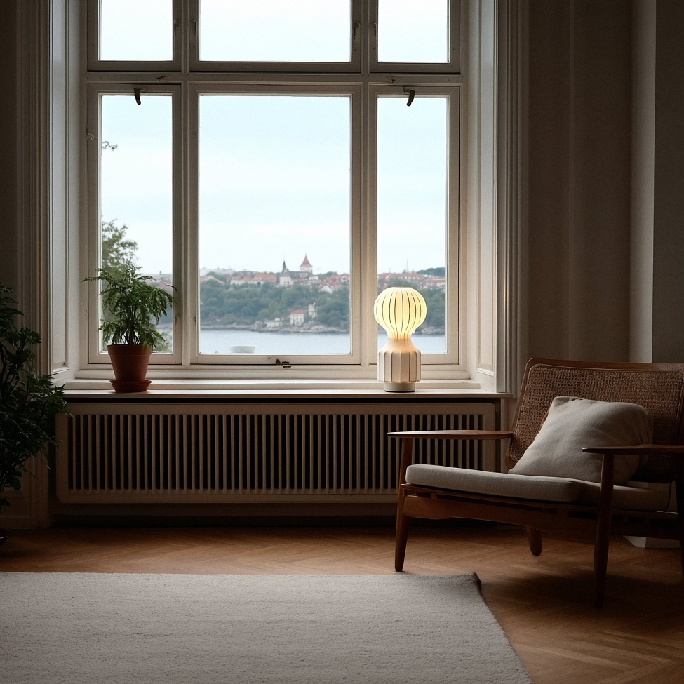 Lámpara 'Senigallia' S - Blanco/blanco