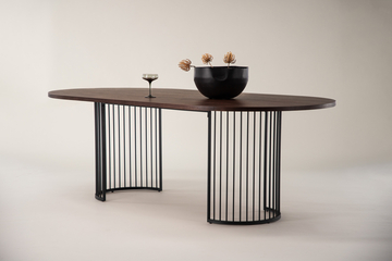 Mesa de comedor 'Hindås' 110x220cm - Marrón