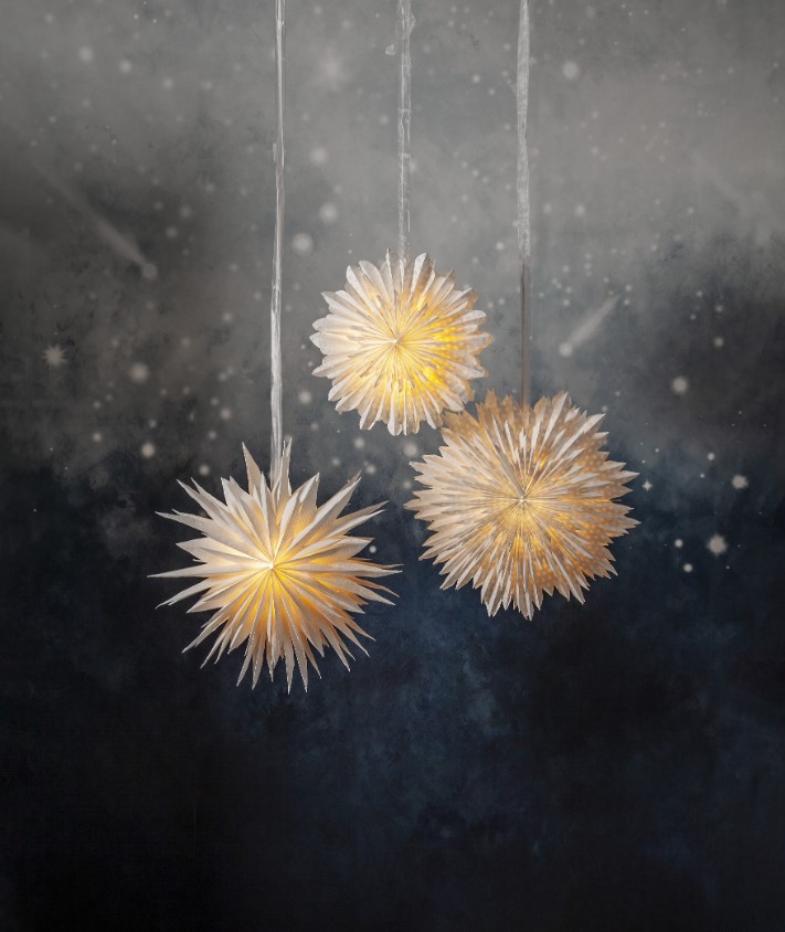 Estrella de Navidad 'Cloud' - Blanca