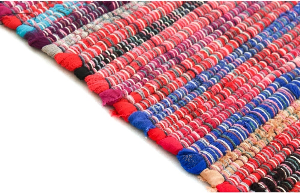 Alfombra de trapo 'Home' – Multicolor