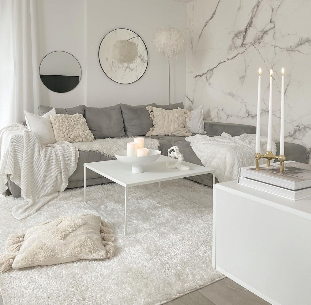 Alfombra 'Cosy' 133x190cm - Blanca