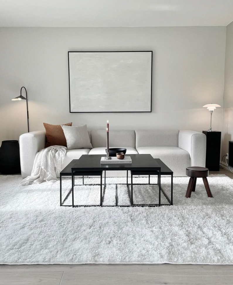 Alfombra 'Cosy' 160x230cm - Blanca