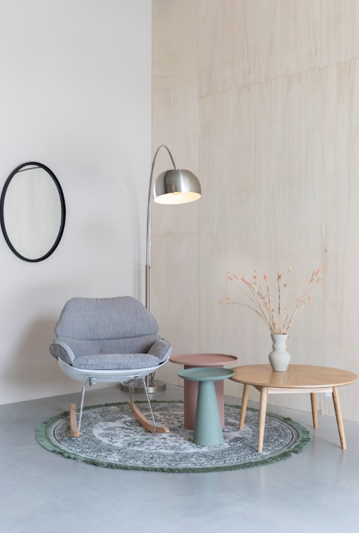 Lámpara de pie 'Bow' - Plata