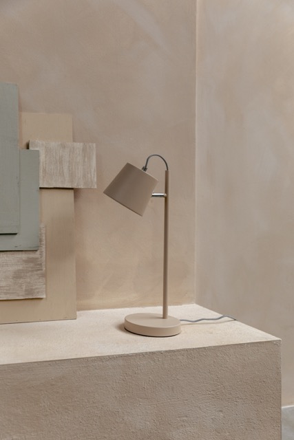 Lámpara de mesa 'Buckle' 25x25 - Beige