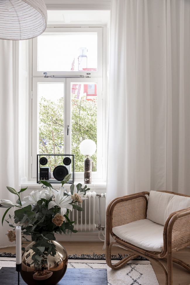 Lámpara de mesa 'Torrano' - Marrón