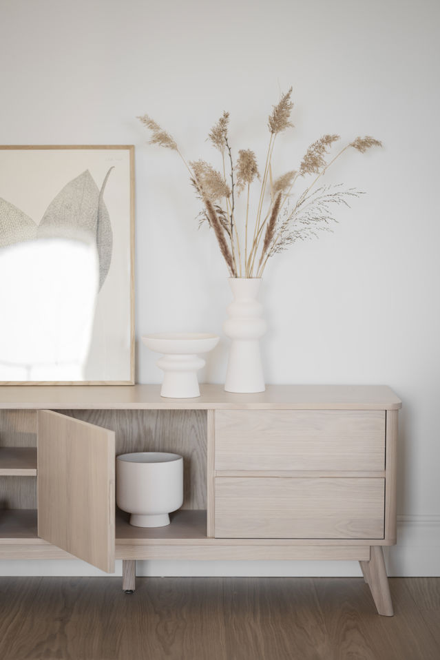 Mueble de TV 'Yumi' - Roble blanqueado