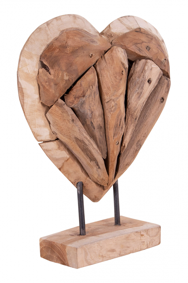 Escultura 'Almada Heart' - Natural