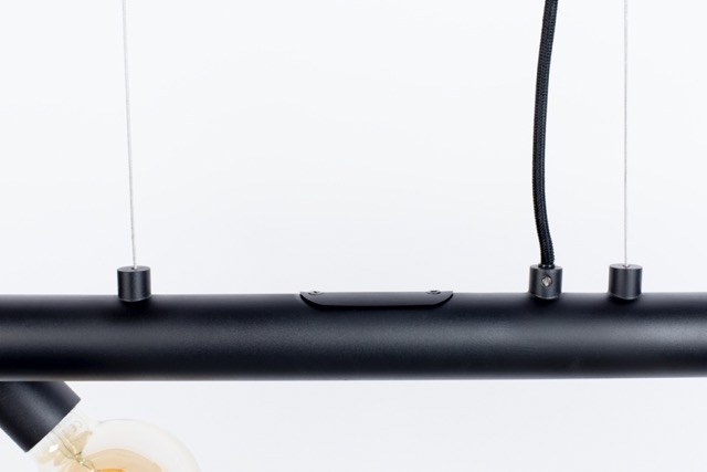 Lámpara de techo 'Hawk' 17x124 - Negro