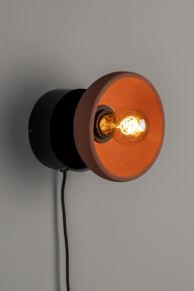 Aplique de pared 'Zahra' - Rojo