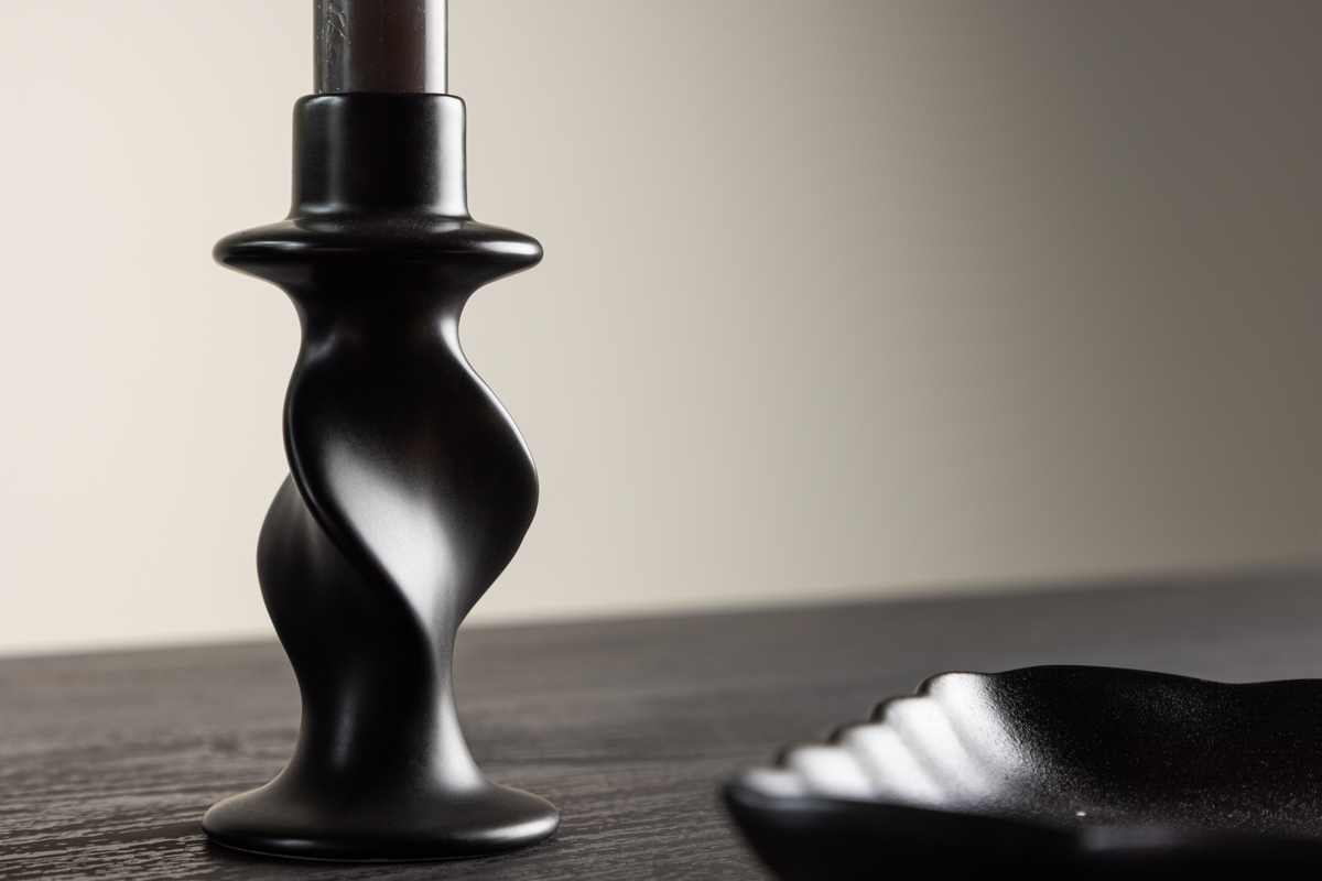 Candelabro 'Brooks' - Negro