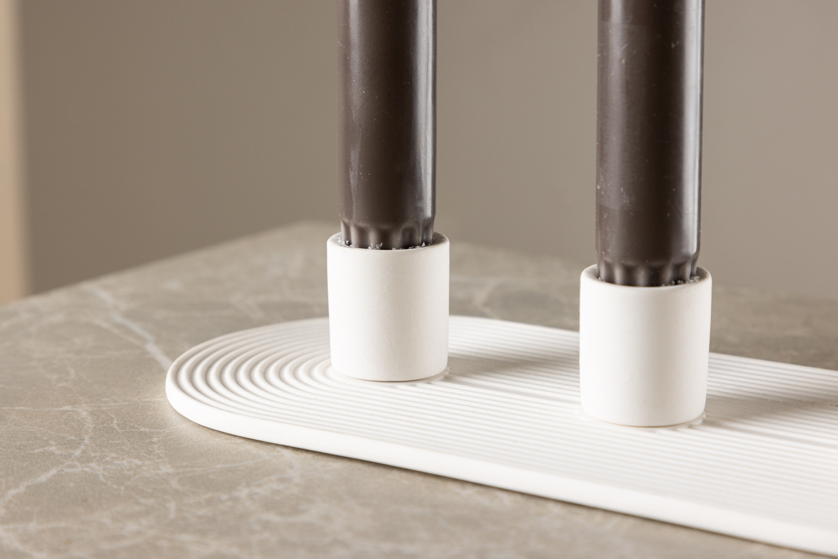 Candelabro 'Bronco' - Blanco