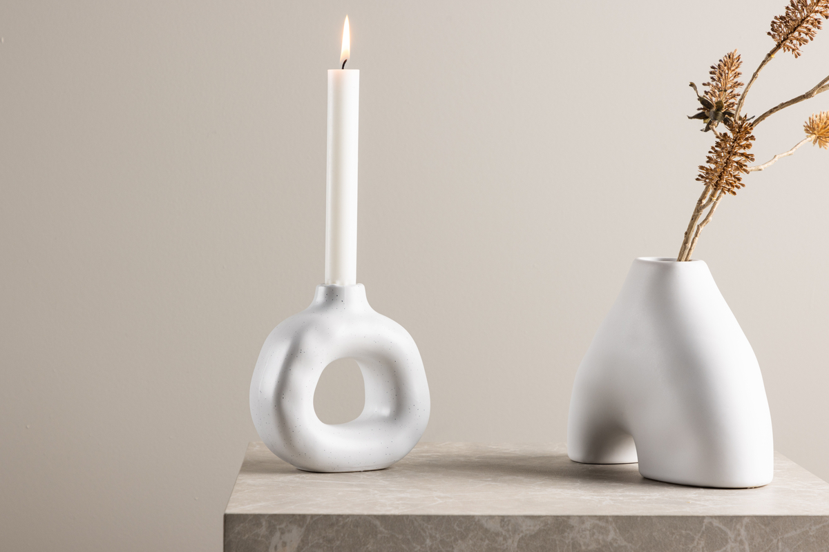 Candelabro 'Annecy' - Blanco