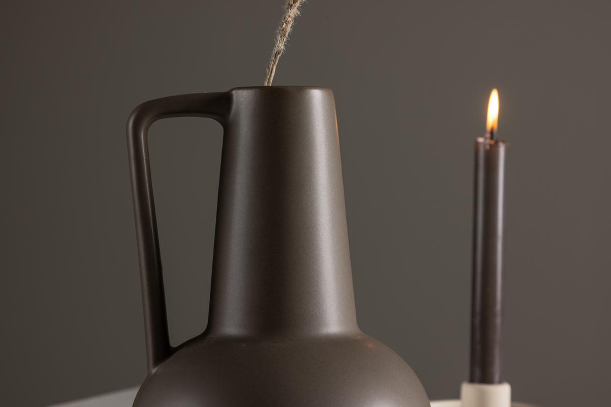 Jarrón 'Calvi' - Marrón