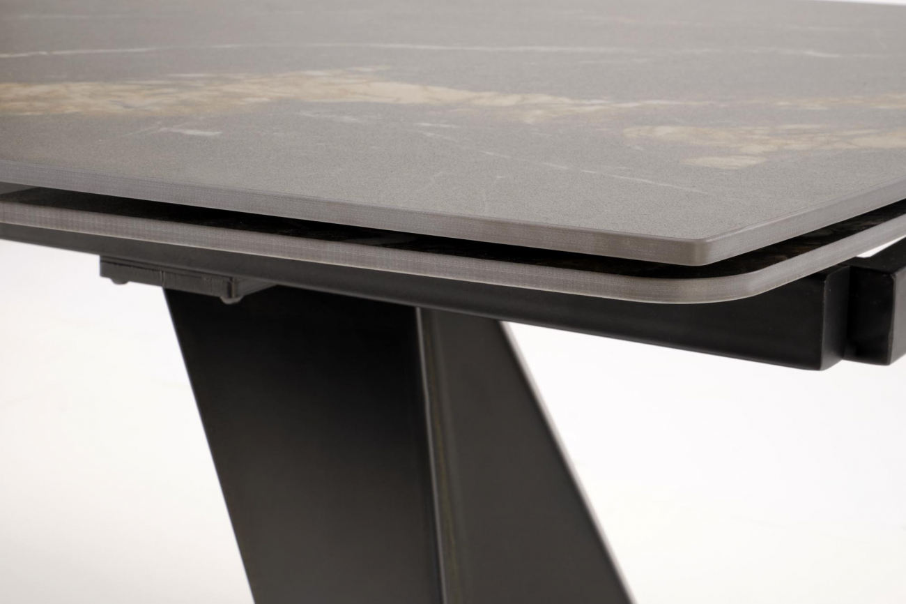 Mesa de comedor 'Armani' 165-241cm - Negro