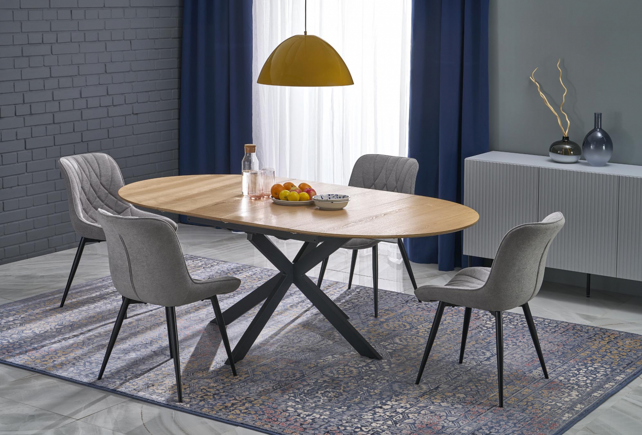 Mesa de comedor 'Acord' 120-200cm - Natural