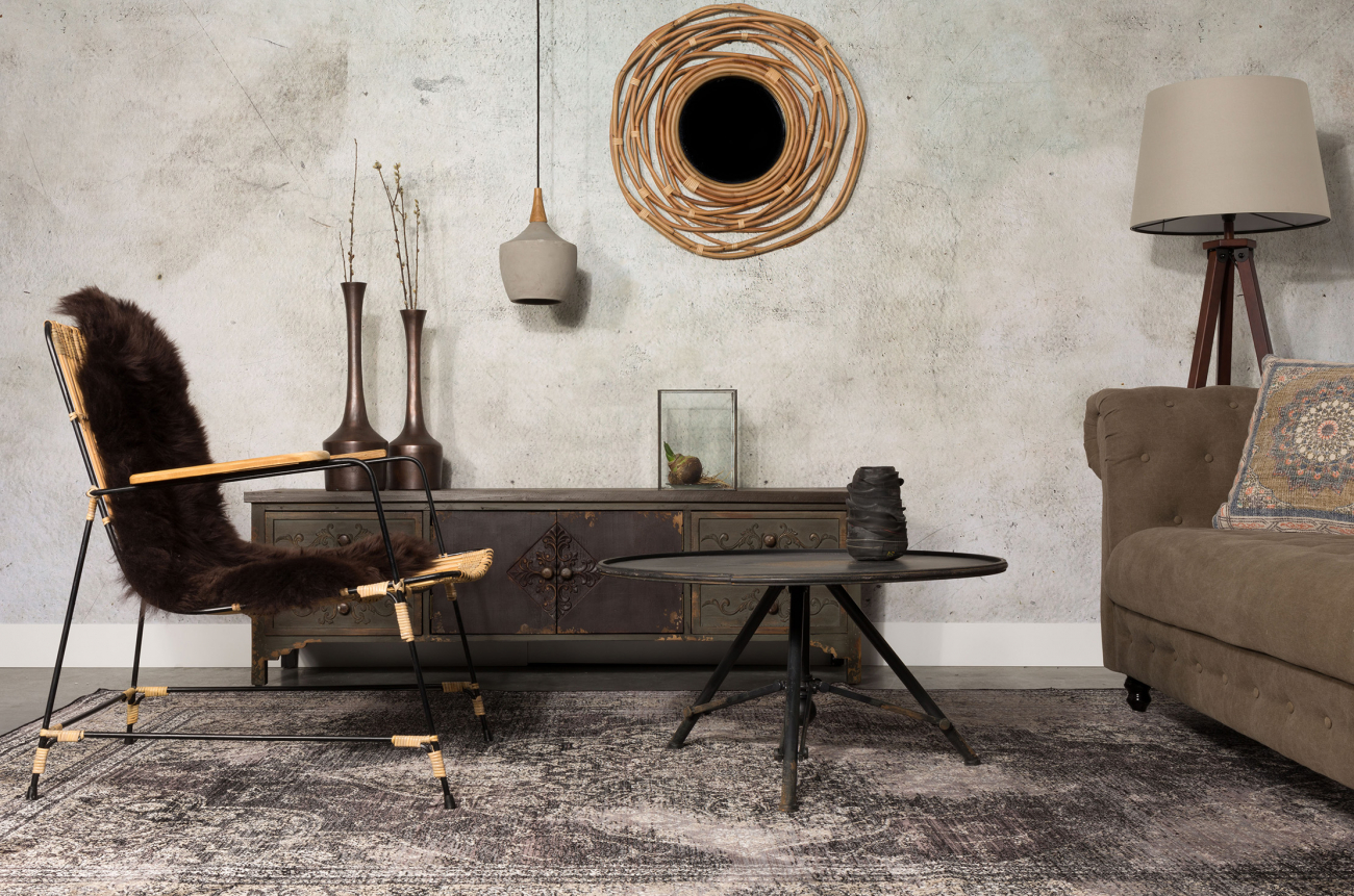 Alfombra 'Rugged' 200X300 - Gris