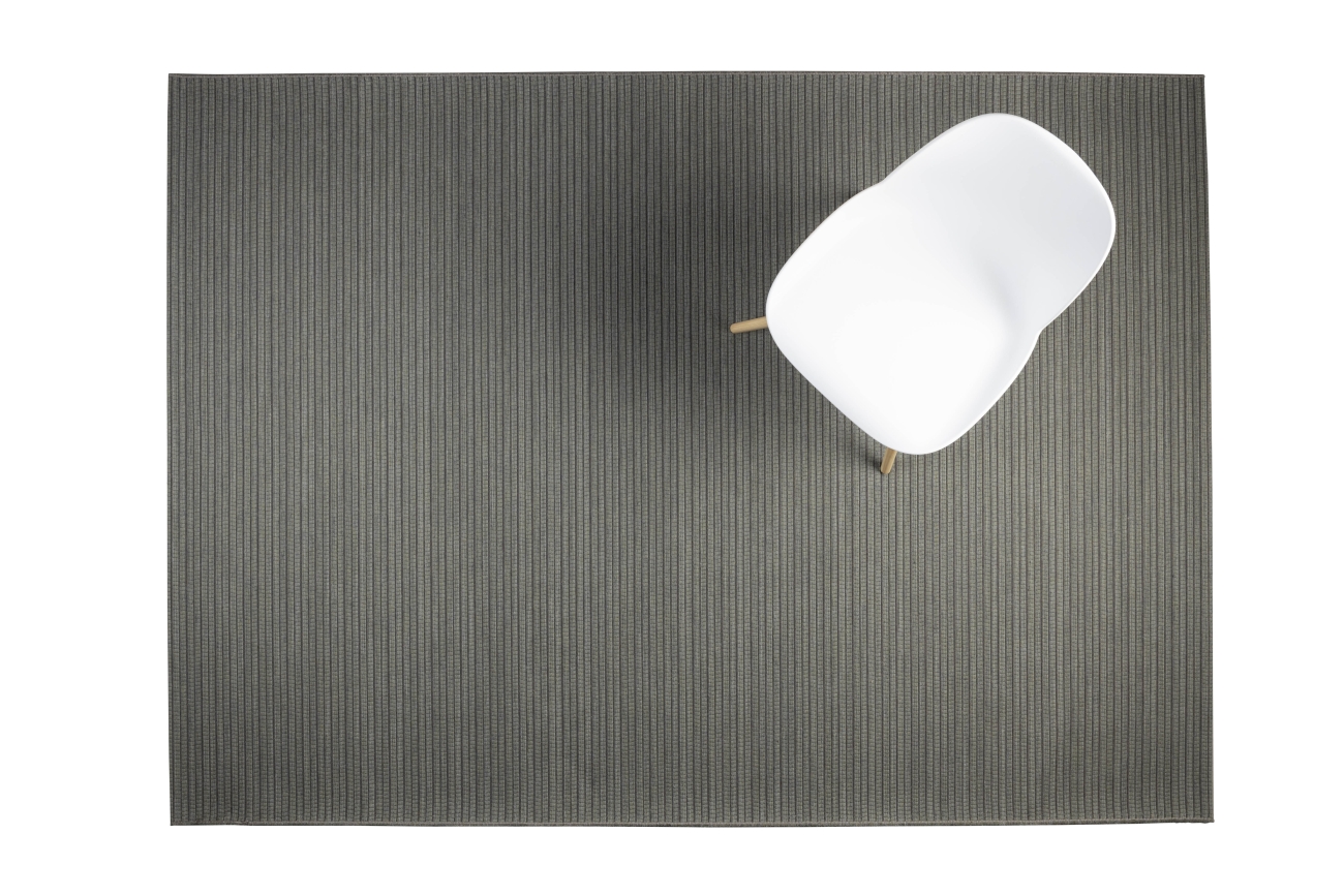 Alfombra de lana 'Waves' 170x240cm - Negro