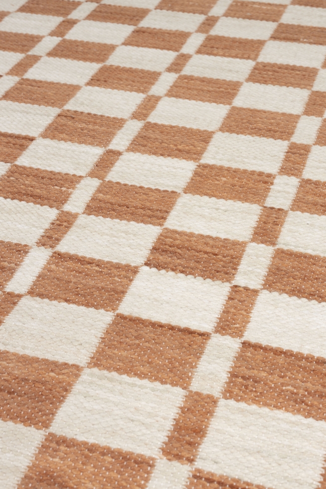 Alfombra 'Checker' 160x230cm - Beige