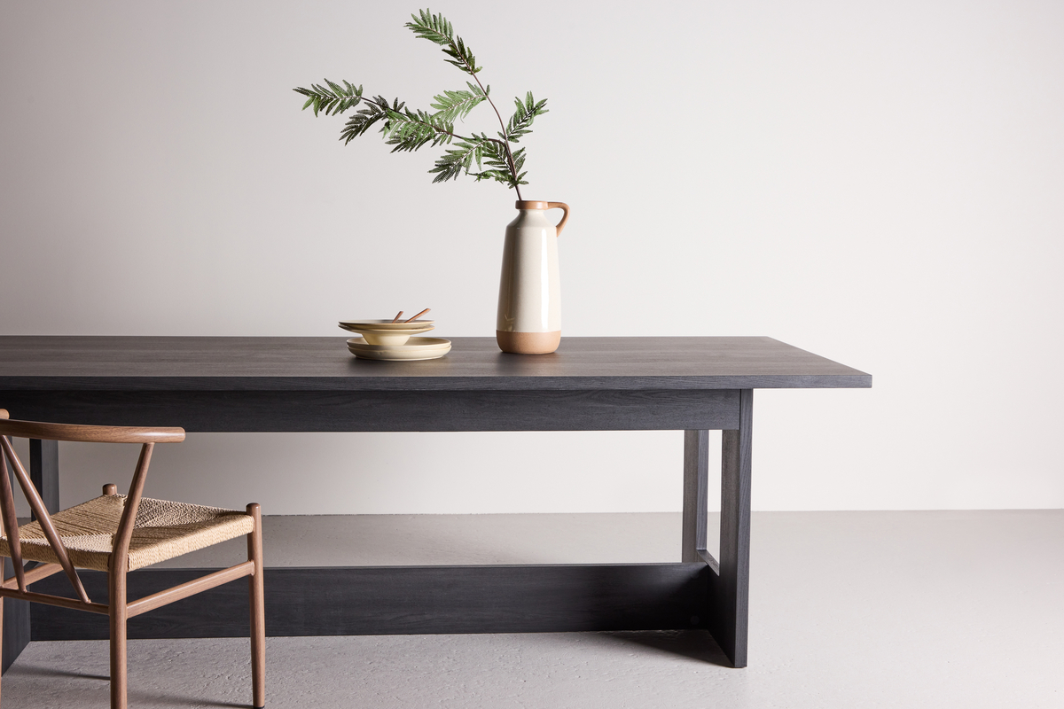 Mesa de comedor 'Lindholmen' 235x100cm - Negro