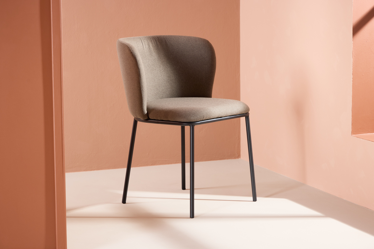 Silla 'Edina' - Marrón/Negro